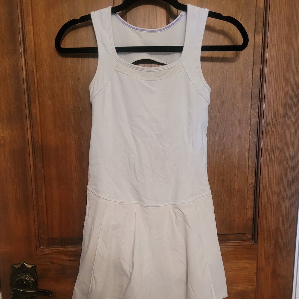 Lululemon (Ivivva) Girls' White Tennis Dress- Size 14